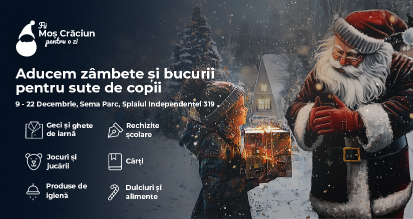 Campanie Fii Mos Craciun pentru o zi